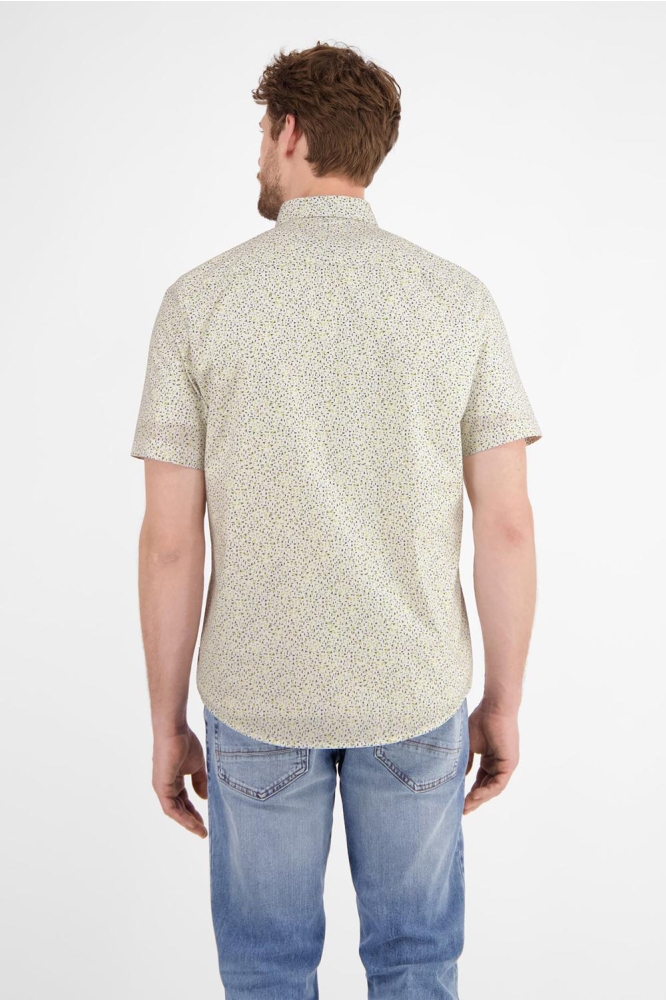 SHIRT MET HALVE MOUWEN ZOMERS PATROON 2542305 100 WHITE